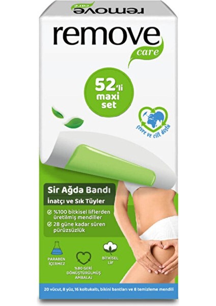 Effective Even On Short Hairs, Helps To Preserve Skin Moisture Wax Strip 52'LIMMCZ328