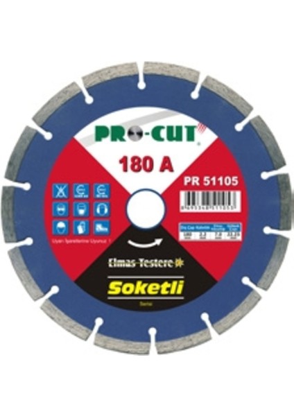 Procut PR54107 230 mm Soketli Kesim Bıçağı
