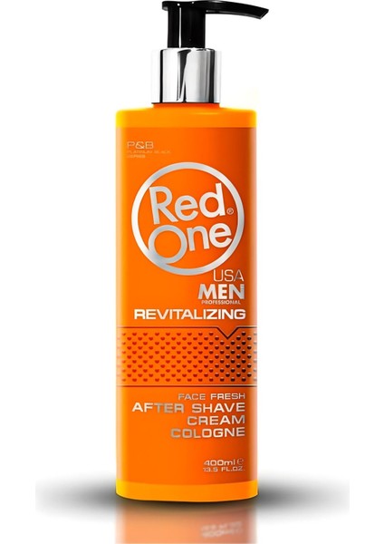 Revitalizing Turuncu Krem Kolonya Tıraş Sonrası Balsam Rahatlatır ve Ferahlatır 400 ml
