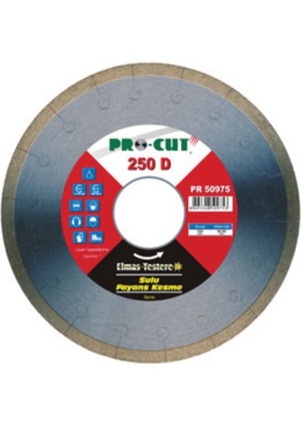 Procut PR50975 250 mm Sulu Fayans Kesme Bıçağı
