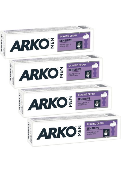 Tıraş Kremi Sensitive 90GR 4ADET