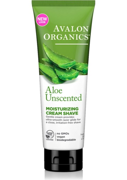 Aloe Unscented Moisturizing Cream Shave 227 G Traş Krem Köpüğü