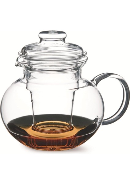 Glassware Demlik Dört Fincanlık Eva Dökücü Cam Filtreli 1 Adet
