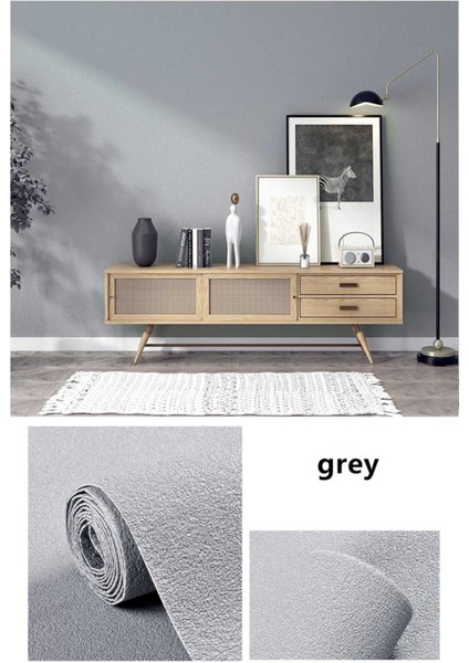 50X280CM Isı ve Ses Yalıtım Rulosu Gri Yapışkanlı Özel Folyolu Duvar Paneli Kağıdı