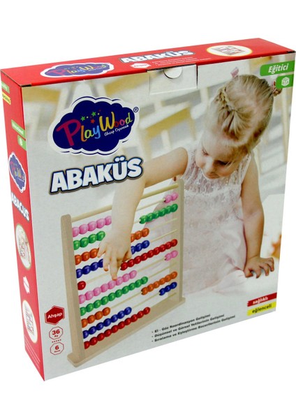 Eğitici Büyük Ahşap Abaküs