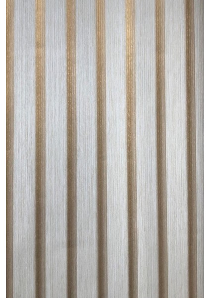 Şık Beyaz Gold Ahşap Panel, 5,33 m², Yapışkanlı, Düz Desenli, Çok Renkli
