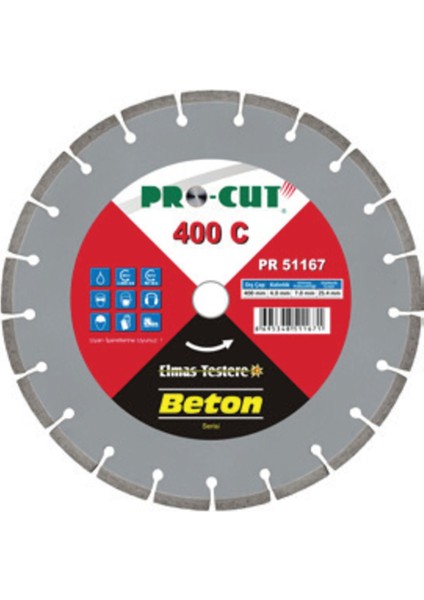 Procut PR51163 300 mm Beton Kesme Bıçağı