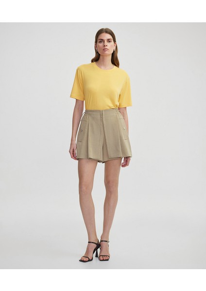 Bisiklet Yaka Basic Tişört IS1250070260083 modelleri