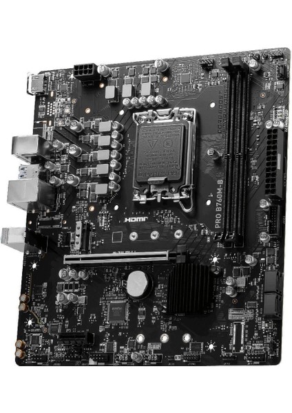 Msı Pro B760M-B Ddr4 4800(OC) Pcı-E M.2 Usb3.2 HDMI Matx