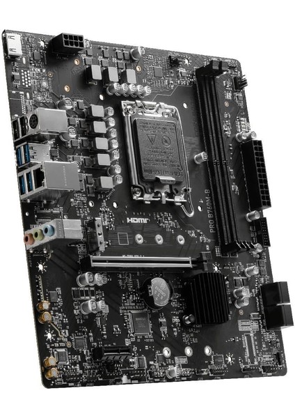 Msı Pro B760M-B Ddr4 4800(OC) Pcı-E M.2 Usb3.2 HDMI Matx