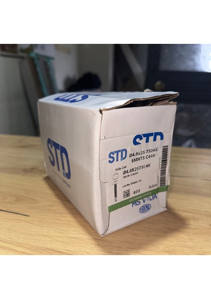 4.8X25 Trapez Vida (400 Adet)