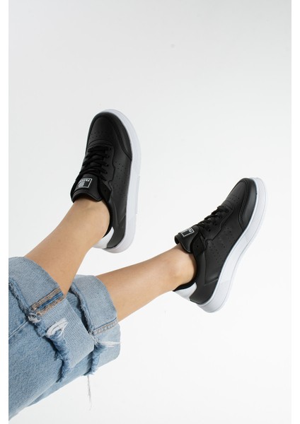Feyen Kadın Siyah Beyaz Günlük Spor Ayakkabı modelleri