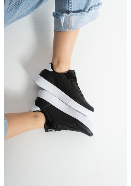 Feyen Kadın Siyah Beyaz Günlük Spor Ayakkabı fırsatları