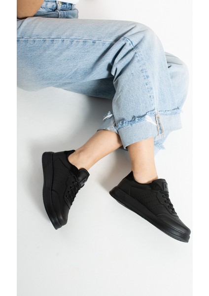 Feyen Kadın Siyah Günlük Spor Ayakkabı