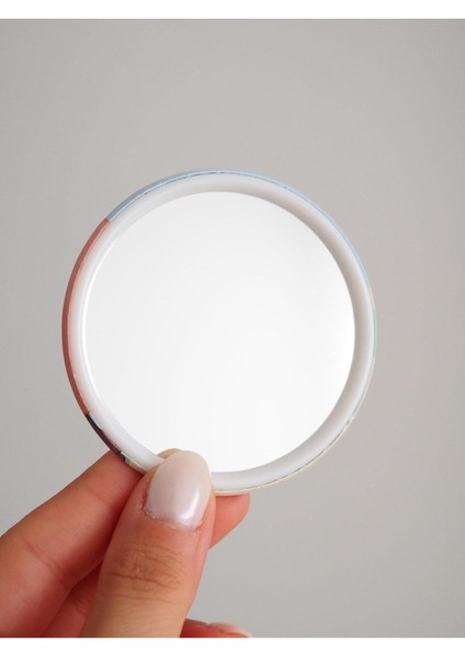 1 Adet Cep Makyaj Aynası Yuvarlak Çanta Içi Cute Animals Yuvarlak Ayna Çanta Boy fırsatları