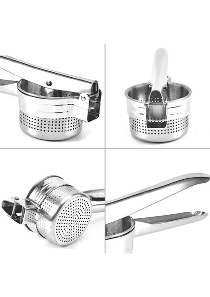 Paslanmaz Çelik Patates Ezici Büyük Hazneli Patates Ezeceği Meyve Ezeceği Patates Ezici Püre Yapıcı fırsatları