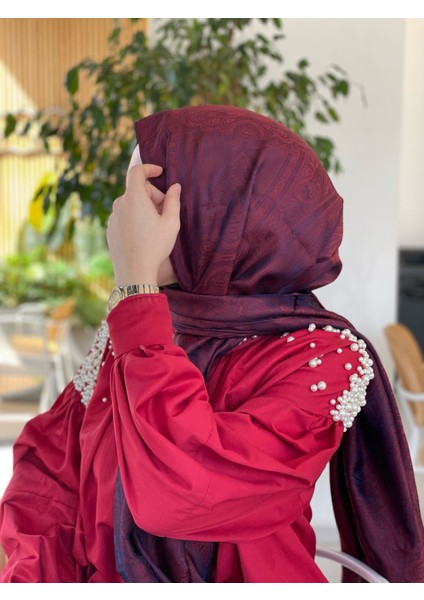 Lacivert Bordo Ipekseli Jakarlı Etro Etnik Desen Şal modelleri