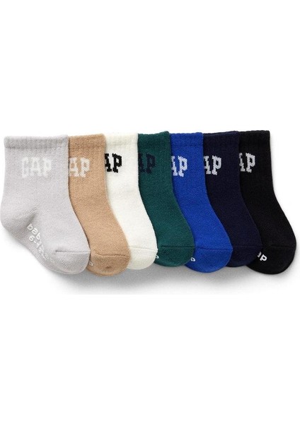 Logo Crew 7'li Çorap Seti - 478750