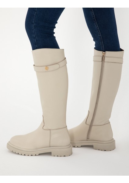 Kadın Bej Çizme 50295926-VR011 fiyatları