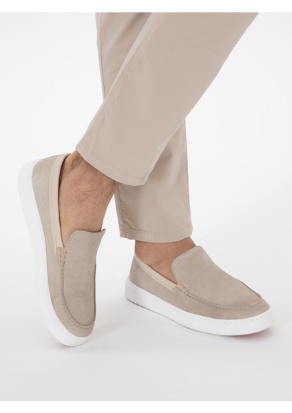 Erkek Bej Loafer Ayakkabı 50302398-VR011