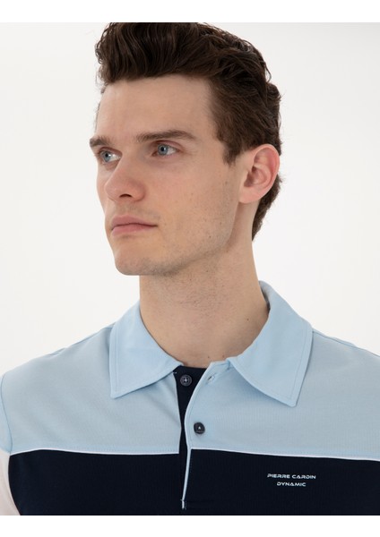 Erkek Lacivert Slim Fit Tişört 50302642-VR033