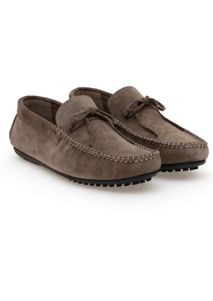 Erkek Vizon Kauçuk Taban Loafer 50310192-VR052