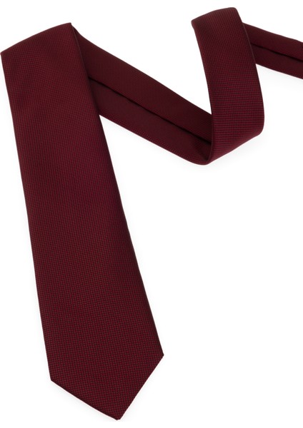 Erkek Bordo Mikro Kravat 50306984-900