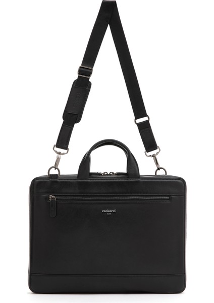 Erkek Erkek Siyah %100 Deri Evrak Çantası 50305287-VR046 indirimleri