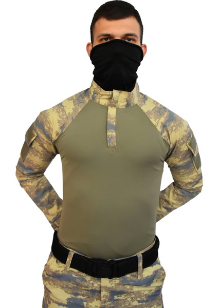 Askeri Kamuflaj Combat Tişört Havacı Nano Kombat modelleri