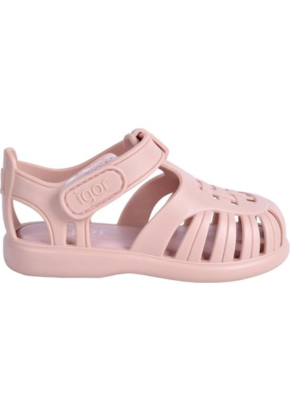 S10271-197 Tobby Solıd Pudra Çocuk Sandalet