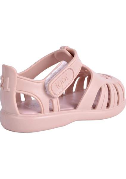 S10271-197 Tobby Solıd Pudra Çocuk Sandalet