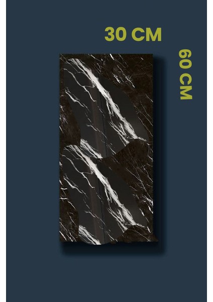 30x60 cm mermer desenli kendinden yapışkanlı duvar paneli, şerit siyah beyaz fiyatları