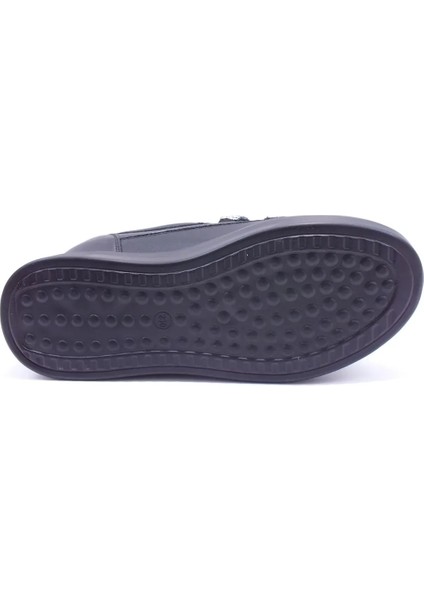Kadın Cırtlı Dolgu Topuk Sneakers Spor Ayakkabı Kalıbı 1 Numara Küçüktür 2524K313 -1 indirimleri