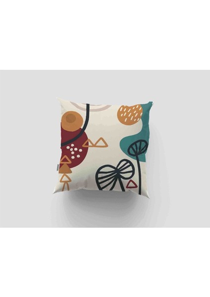 Çift Taraflı Renkli Kırlent Kılıfı Seti, 6'lı, Mikro Petek, 43x43 ve 30x50 cm