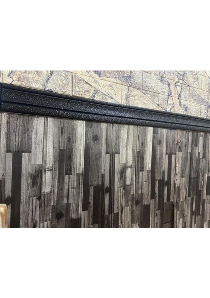 70x70cm Kendinden Yapışkanlı Gri Antrasit 3D Duvar Paneli