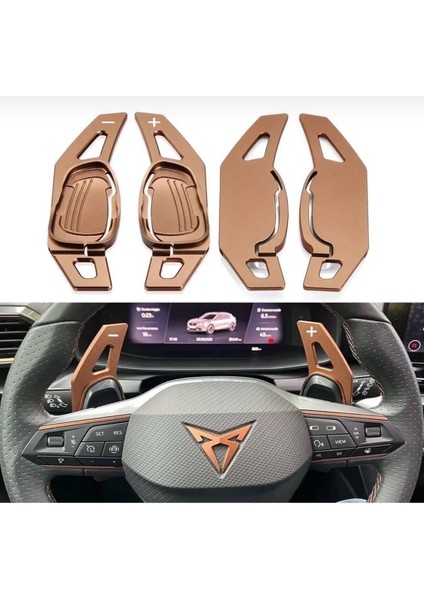 Cupra Formentor F1 Kulakçık Bronz Vites Pedalı Metal