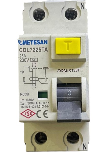 2X25 300MA Kaçak Akım Koruma Rölesi