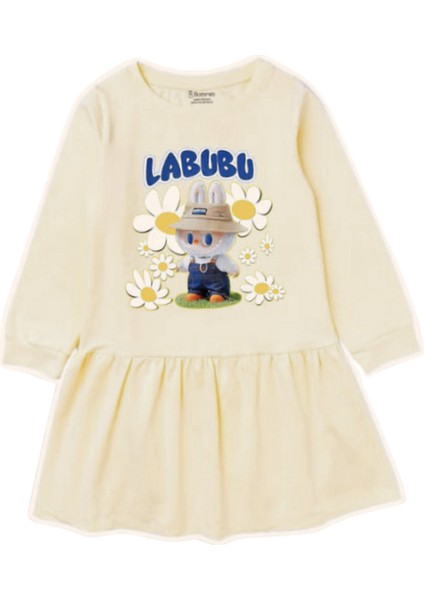 Kız Çocuk Elbise Uzun Kollu Ince Mevsimlik Pamuklu Elbise modelleri