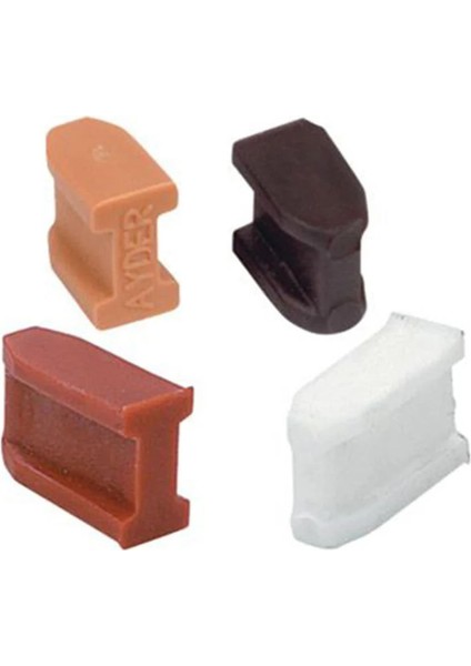 Kahverengi 14 mm Plastik H Kırlangıç (AY-A1610-1)