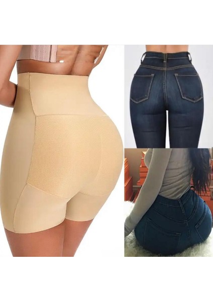 Kadın Popo Dolgulu Korse Pop Up Dolgunlaştırıcı Kalça Şekillendirici Toparlayıcı Yüksek Bel Korse fırsatları