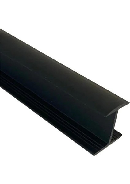 Siyah 18 mm Arkalık Birleştirmeli H Profili 3 Metre (AY-E5002-3)