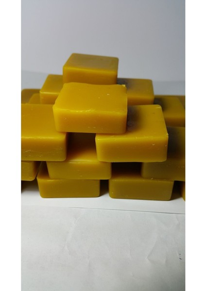 200 Gr. Organik Süzülmüş Balmumu Külçe, Doğal ve Kokulu, Bal Aromalı, Çoklu Parça