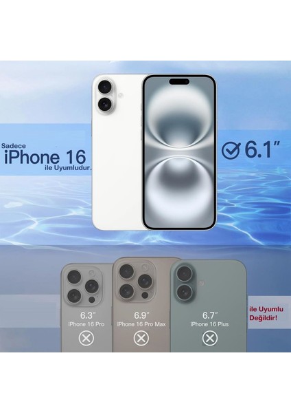 (Armor Tam Kaplayan) Iphone 16 Uyumlu Hizalama Aparatlı Armor Serisi Tam Kaplayan Cam Ekran Koruyucu modelleri