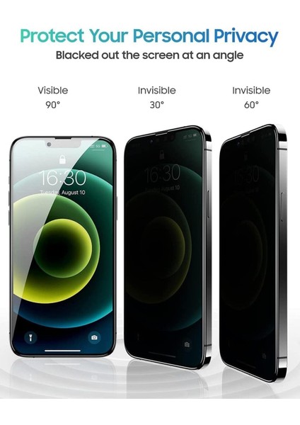 (Magıcbox Hayalet) iPhone 13 Pro Uyumlu Hayalet Özellikli Kolay Kurulum Aparatlı Cam Ekran Koruyucu modelleri