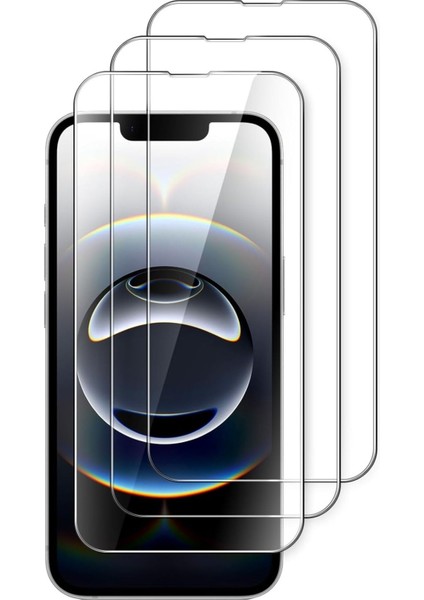 3'lü Paket iPhone 16E 2025 Uyumlu Temperli Hd+ Cam Ekran Koruyucu (3'lü Paket)