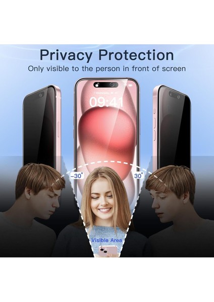 (Armor Hayalet) Iphone 15 Uyumlu Hizalama Aparatlı Hayalet Cam Ekran Koruyucu fiyatları