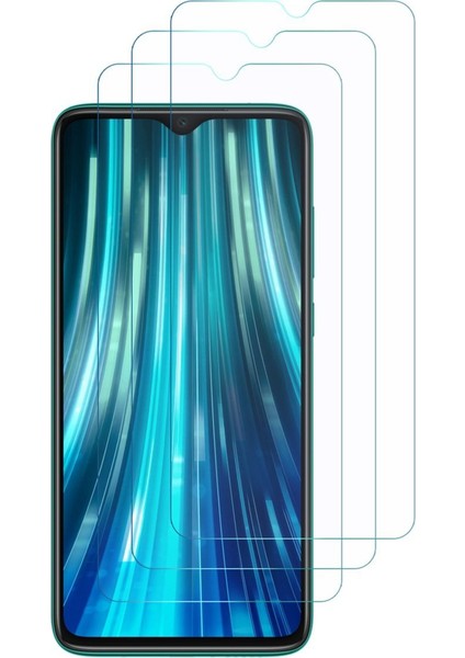 3'lü Paket Redmi Note 8 Pro Uyumlu Temperli Hd+ Cam Ekran Koruyucu (3'lü Paket)