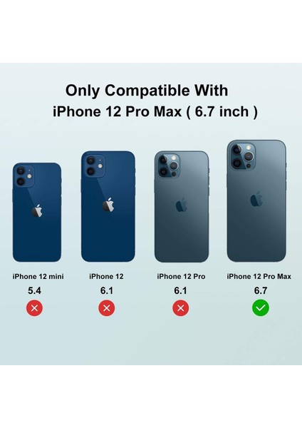 (Guard Hayalet) Iphone 12 Pro Max Uyumlu Hayalet Tam Kaplayan Guard Serisi Cam Ekran Koruyucu modelleri