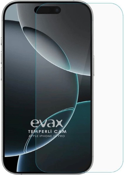 iPhone 16 Pro Uyumlu 9h Hd+ Cam Ekran Koruyucu Uyumlu