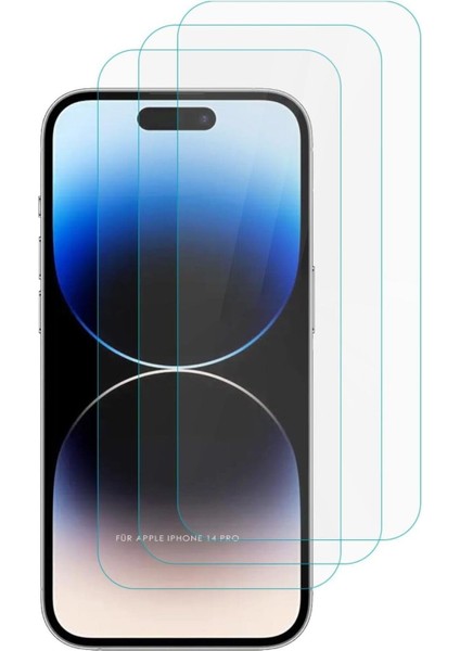 3'lü Paket iPhone 14 Pro Uyumlu Temperli Hd+ Cam Ekran Koruyucu (3'lü Paket) fiyatları